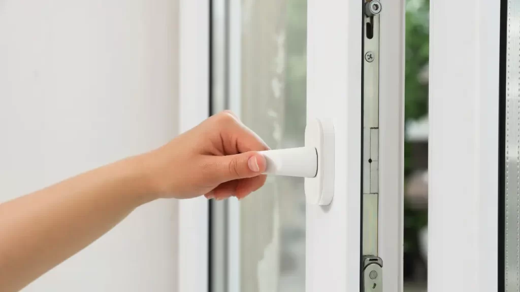 A hard to open window