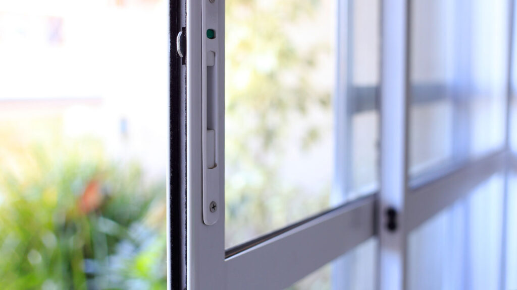 An image of a sliding window panes