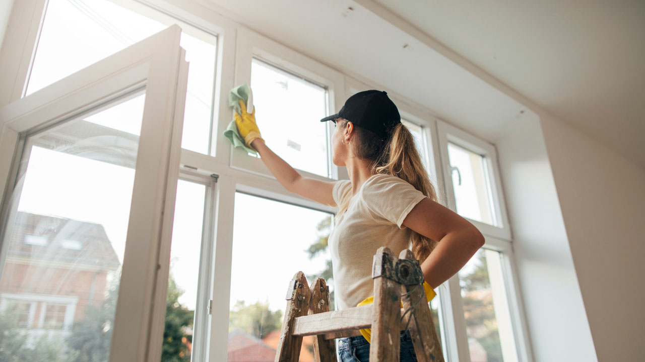 how to clean window grills