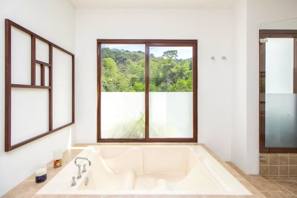 bathroom window film